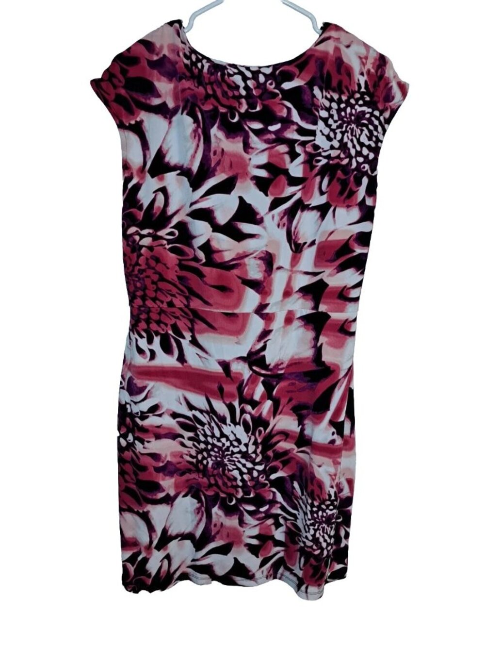 Worthington Petite XL Sleeveless Pink White Flowers Art To Wear PXL - Picture 4 of 6